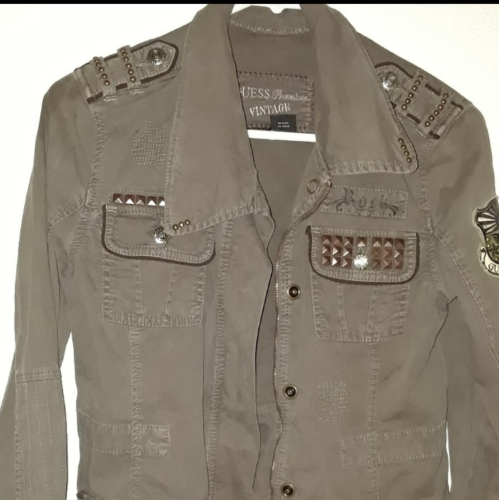 Preloved Gorgeous Guess Military Jacket M